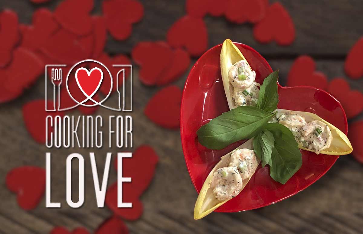 A promotional graphic for the chef/owner of Cooking For Love 